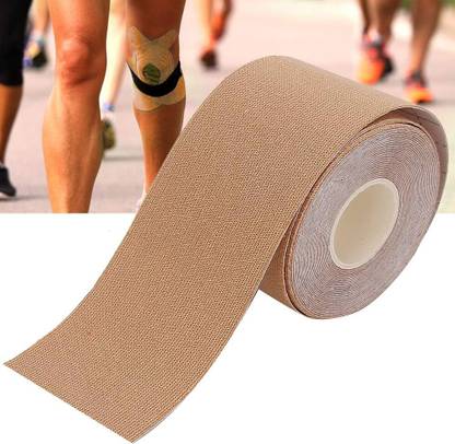 HEALTHTREK Kinesiology Tape for Face Taping (5M x 3.8CM) 100% Latex-Free Tape Athletic Tape Knee Support