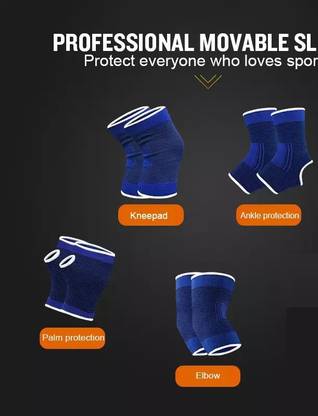 Adrenex by Flipkart Ankle,Elbow,Palm,Knee Support for Surgical and Sports Like Hockey,Bike,Crossfit Knee Support