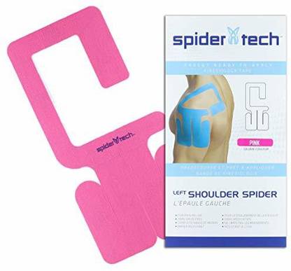 Spidertech Left Shoulder Precut Kinesiology Tape Reduce Inflammation Athletic Tape Kinesiology Tape