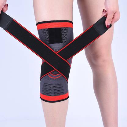 Zenon Pack of Two Compression Knee Support with Adjustable Strap (CPRS2) Knee Support