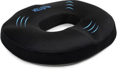 WELLGIVER Orthopedic Memory Foam Coccyx Donut Pillow Ring Cushion Mesh Cover Back / Lumbar Support