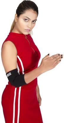 AuFlex Elbow Brace Compression Support Sleeve for Elbow Support (Red, Black) Elbow Support
