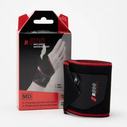 dynamics Decathlon, Wrist Strap, Right Hand, R500, Black (Pack Of 1) Wrist Support