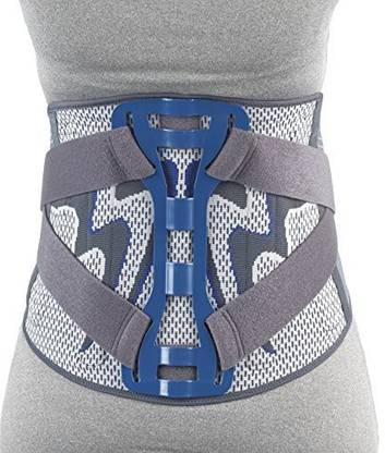 OTC Lumbosacral Back Splint Theratex Spinal Maximum Support Gray (Rigid Splint) Splints
