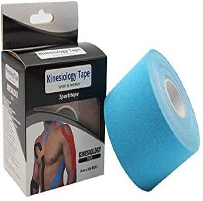 Ammazing Stuff Kinesiology Tape Knee support Muscle Tape Sports Tape Pain Tape 5m X 5cm - Blue Knee Support