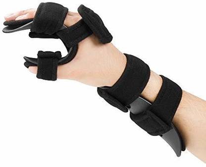 Reaqer Stroke Hand Brace Soft Resting Hand Splint Support Finger Wrist Immobilizer Splints