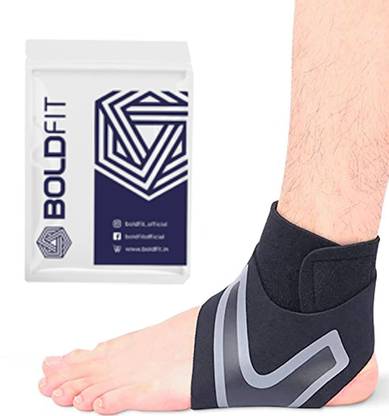 BOLDFIT Ankle Support For Pain Relief Ankle Wrap Grip Gym Brace Binder Cap bandage Strap Ankle Support