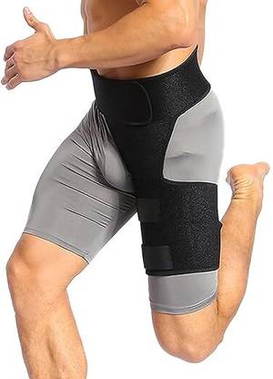 KING FITZ Thigh Compression Sleeve, Groin Compression Wrap, Hip Brace for Men, Women Supporter