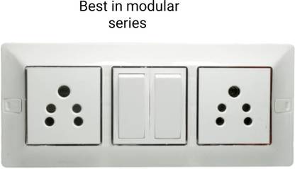 cromium 6 modular 2 shocket 2 switch 6.25 miter wire 2  Socket Extension Boards