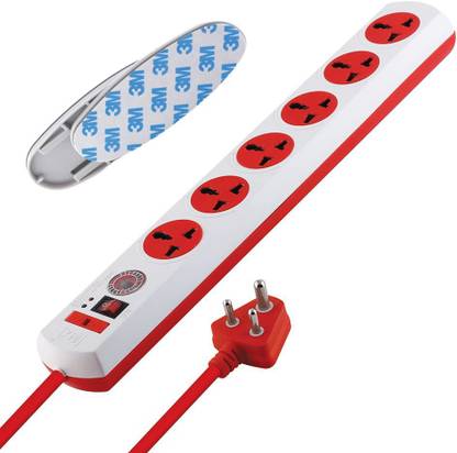 MX Protector with 6 Universal Socket, Master Switch - MX3769A 6 Socket Extension Boards