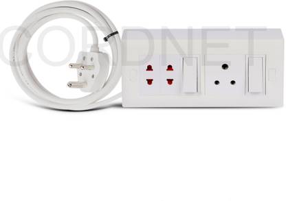 Cordnet Premium Modular Extension Board With 3 Core Wire 4  Socket Extension Boards