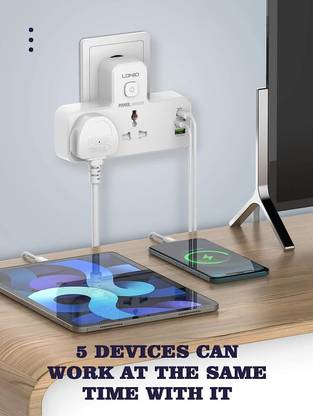HumBiG ™2 Power Socket with 20W Type C USB PD QC 3.0 Fast USB Port Multi Port Extension 2  Socket Extension Boards
