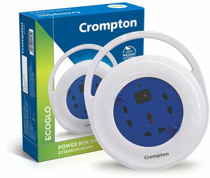 Crompton Powerbox Swirlo 6A Reel with cable 3  Socket Extension Boards