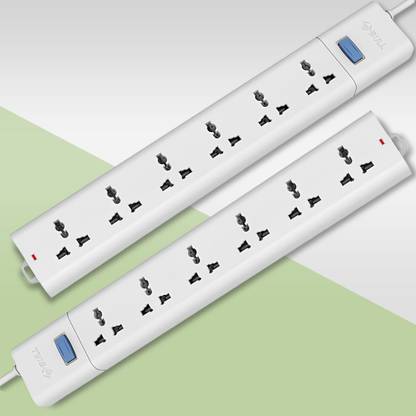 BULL Bull Extension Board; 6 Socket, 1 Switch, 3 M Wire 6  Socket Extension Boards