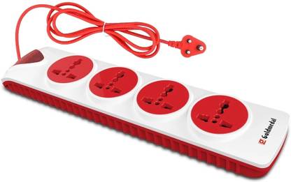 Goldmedal Plugged-In 4x1 4  Socket Extension Boards