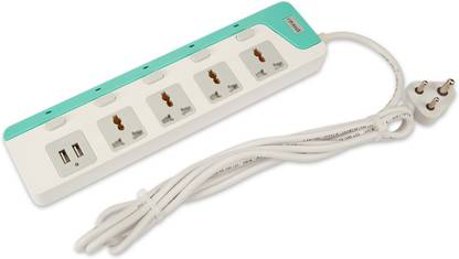 Croma 4 Way Surge Protector 1M 4  Socket Extension Boards