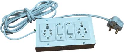Vizz 2 switch +2 socket +3 meter wired 2  Socket Extension Boards