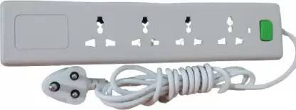 SOYEN EX-4 4+1-PUSH BUTTON-extension cord-1switech 4  Socket Extension Boards
