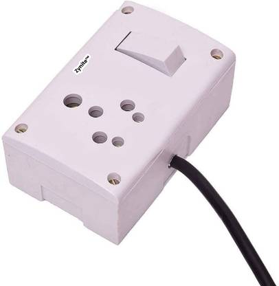 Dashmesh Power Box Strip Extension Board with 16amp Socket, AExtension Cord (1MM x 2core) 1  Socket Extension Boards