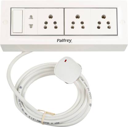 PALFREY Extension Board-One Switch + Four Socket|20 meter Wire (1800W) 4  Socket Extension Boards