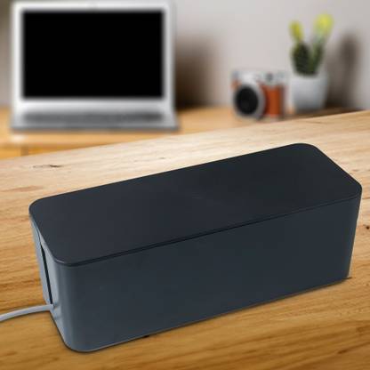 Cheston Extension Board Cable Management Box | Neatly Organize, Hide, and Manage 1  Socket Extension Boards