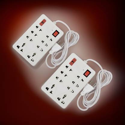 LifoDora Surge Protector for Home/Computer/Fridge 4 Socket Extension Boards dFGCF35 8  Socket Extension Boards