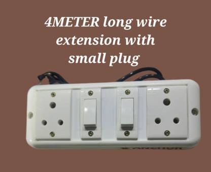 BAHUL SMALL PLUG EXTENSION 1000WATT CAPACITY WITH ANCHOR PARTS 2  Socket Extension Boards