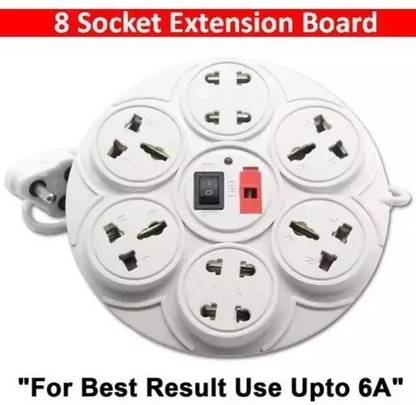 Super deal 8Socket Extension Board With Fuse Master Switch(2.5M wire)Useful Mobile Charging 8  Socket Extension Boards