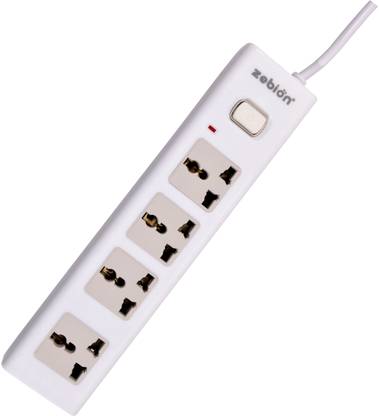 zebion 4 Way power strip 4  Socket Extension Boards