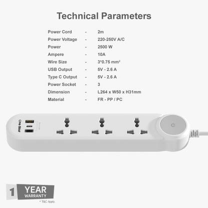 One Beat OB-GO 3+ 6 Socket Extension Boards