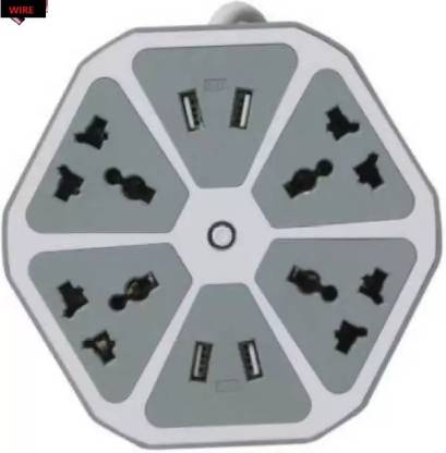 Stybits F5 Extension Multi-purpose Socket Board Multicolor(pack of 1) 4  Socket Extension Boards