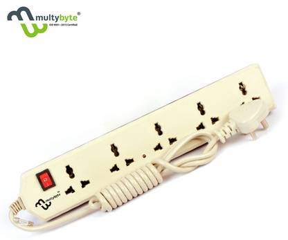 A Plus Products Multybyte 5+1 Extension Board with 2 MTR Cable 5  Socket Extension Boards