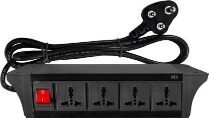 MX PDU Under table 6/13 Amps | 2 USB(2.4 Amp)|2 Pole LED Indicator Switch 6409_3M 4  Socket Extension Boards