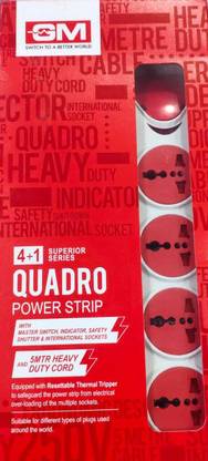 GM Quadro 4+1 power strip 4  Socket Extension Boards