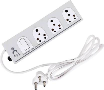 CADEAU Three Way Power Extension Cord with 16A Switch, Extension board with 16A Switch, Socket , Power Extension Board 3  Socket Extension Boards