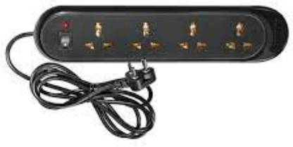 EVEREADY ( SG-01 SPIKE GUARD WITH 2 METRE LENGTH AND BRASS SOCKETS ) 4  Socket Extension Boards