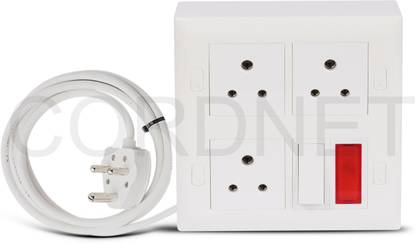 Cordnet Premium Modular Extension Board With 3 Core Wire 3  Socket Extension Boards