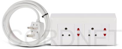 Cordnet Premium Modular Extension Board With 3 Core Wire 3 Socket Extension Boards