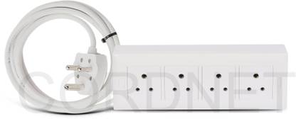 Cordnet Premium Modular Extension Board With 3 Core Wire 4  Socket Extension Boards