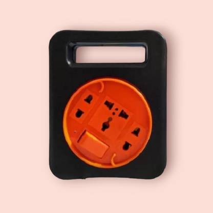 D-DEVOX D-DEVOX 3 Switch Board Universal Surge Protector With 3 Socket 3 switch 3  Socket Extension Boards