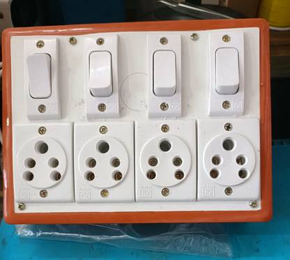 INT 4 Socket & 4 Switch Board 4  Socket Extension Boards