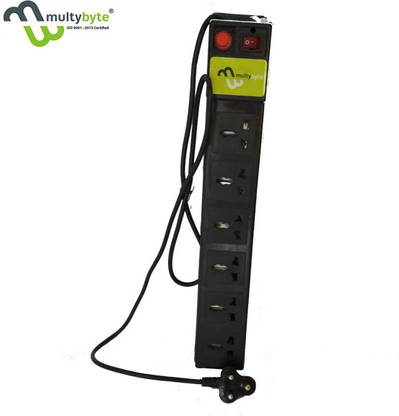 A Plus Products Multybyte 6+1 Extension Board with 1.5 MTR Cable 6  Socket Extension Boards