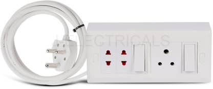 Electro Factory Premium Modular Extension Board With 3 Core Wire 3  Socket Extension Boards