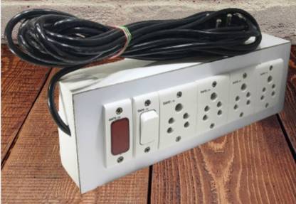 BAHUL SHOCKPROOF PVC EXTENSION 4METER SMALL PLUG 4  Socket Extension Boards