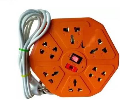 SOYEN 120 SB - 08 Socket Extension Cord With single Switches FUSE Led Indicator 8 8  Socket Extension Boards