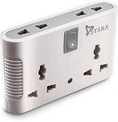 Syska Syska MPS 15 A Three Pin Socket 4  Socket Extension Boards