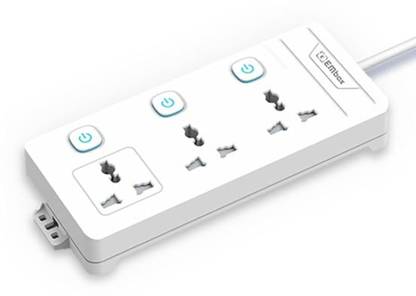 EMBox 10A Multi Plug 2500W 3 Socket Extension Boards