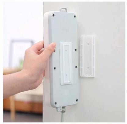 WunderVoX Wall Extension Board Hanger Plug Adhesive Storage Mounted Socket 1  Socket Extension Boards