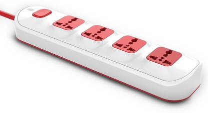 GM 3252 4 SQ 4+1 Spike Guard with Surge Protector. 4  Socket Extension Boards