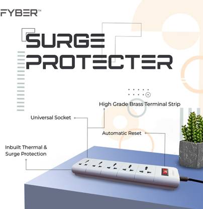 FYBER FYBER SURGE PROTECTOE 5  Socket Extension Boards